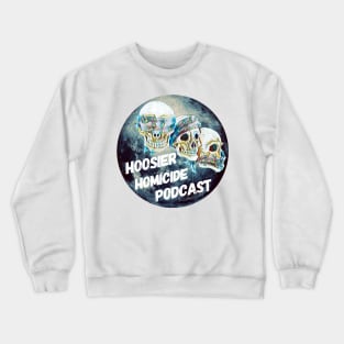 Three Skulls moon logo Crewneck Sweatshirt